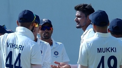 Rest of India players against Saurashtra (BCCI Domestic) Rest of India players against Saurashtra (BCCI Domestic)