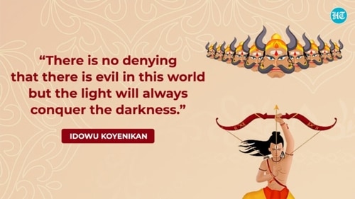 Dussehra reinstates in us that no matter how powerful evil is, a faint glimmer of goodness can destroy it. Dussehra reinstates in us that no matter how powerful evil is, a faint glimmer of goodness can destroy it.