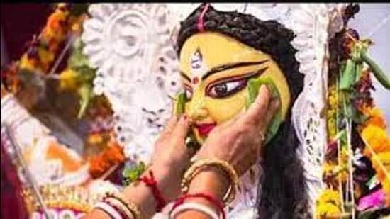 Navaratri is celebrated twice in the year, one in spring that leads to the birth of Lord Rama in the first Hindu month of Chaitra. It is celebrated to get the grace of the Purusha or the Supreme Lord. The second Navaratri is celebrated in the seventh month of Ashwin that worships Prakriti or nature, the creation of the Supreme Lord. (HT File)