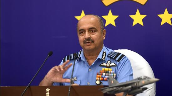 The situation on the LAC can be considered normal after withdrawal of Chinese troops, IAF chief Air Chief Marshal VR Chaudhari. (PTI) The situation on the LAC can be considered normal after withdrawal of Chinese troops, IAF chief Air Chief Marshal VR Chaudhari. (PTI)