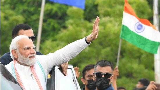 PM Modi will address a public rally at Luhnu Ground, Bilaspur on Wednesday. (Narendra Modi | Facebook)