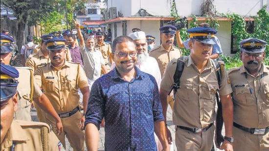 Reports claimed that some policemen leaked vital information to the PFI before recent raids conducted by the NIA and after the bandh which led to large-scale violence in Kerala. (PTI)