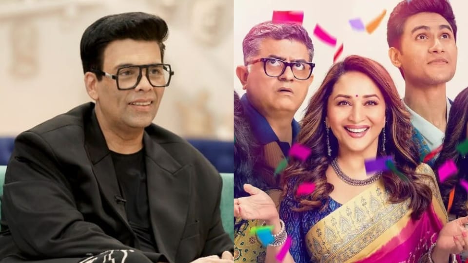 Karan Johar posted his movie review of Madhuri Dixit's Maja Ma. Karan Johar posted his movie review of Madhuri Dixit's Maja Ma.