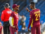 West Indies Nicholas Pooran and Akeal Hosein (Windies Cricket Twitter) West Indies Nicholas Pooran and Akeal Hosein (Windies Cricket Twitter)