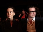 Brad Pitt-Angelina Jolie: Angelina Jolie and Brad Pitt are seen at an event.(AFP) Brad Pitt-Angelina Jolie: Angelina Jolie and Brad Pitt are seen at an event.(AFP)
