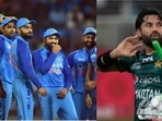 Indian team; Pakistan's Mohammad Rizwan Indian team; Pakistan's Mohammad Rizwan