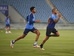 Captain Shikhar Dhawan and player Shubman Gill of the Indian cricket team in action during a practice session. The team is due to play the first match of the three match ODI series against South Africa here at the Atal Vihari Vajpayee Ekana cricket stadium in Lucknow (Deepak Gupta/ Hindustan Times) Captain Shikhar Dhawan and player Shubman Gill of the Indian cricket team in action during a practice session. The team is due to play the first match of the three match ODI series against South Africa here at the Atal Vihari Vajpayee Ekana cricket stadium in Lucknow (Deepak Gupta/ Hindustan Times)