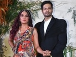 Richa Chadha and Ali Fazal pose at their wedding reception in Mumbai. (HT Photo/Varinder Chawla) Richa Chadha and Ali Fazal pose at their wedding reception in Mumbai. (HT Photo/Varinder Chawla)