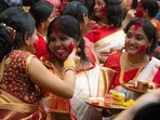 Sindoor Khela 2022: Date, history, significance and all that you need to know(Unsplash) Sindoor Khela 2022: Date, history, significance and all that you need to know(Unsplash)