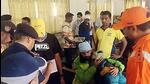 The first group of mountaineering trainees evacuated after an avalanche hit Draupadi's Danda-2 mountain at Indo-Tibetan Border Police (ITBP) Matli hospital, in Uttarkashi on Wednesday. (A) The first group of mountaineering trainees evacuated after an avalanche hit Draupadi's Danda-2 mountain at Indo-Tibetan Border Police (ITBP) Matli hospital, in Uttarkashi on Wednesday. (A)
