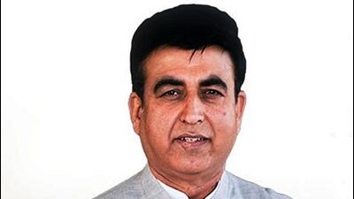 Captain Sandeep Sandhu, senior Congress leader and a former political secretary to ex-chief minister Captain Amarinder Singh, was booked in a ₹65 lakh LED streetlight scam on Tuesday. (HT File) Captain Sandeep Sandhu, senior Congress leader and a former political secretary to ex-chief minister Captain Amarinder Singh, was booked in a ₹65 lakh LED streetlight scam on Tuesday. (HT File)