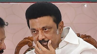 Contrary to negative narrative aimed at tarnishing its image, the DMK is not against spiritualism but is opposed to using religion for political and selfish gains, said Tamil Nadu chief minister MK Stalin on Wednesday. (PTI) Contrary to negative narrative aimed at tarnishing its image, the DMK is not against spiritualism but is opposed to using religion for political and selfish gains, said Tamil Nadu chief minister MK Stalin on Wednesday. (PTI)