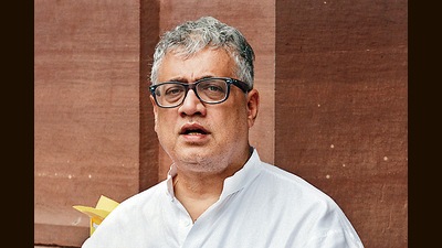 TMC Rajya Sabha floor leader Derek O’Brien said that third largest party in Parliament, All India Trinamool Congress does not get even one chairmanship (Sonu Mehta/HT PHOTO) TMC Rajya Sabha floor leader Derek O’Brien said that third largest party in Parliament, All India Trinamool Congress does not get even one chairmanship (Sonu Mehta/HT PHOTO)