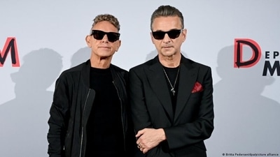 Depeche Mode's Martin Gore and Dave Gahan discussed their upcoming plans during a special event in Berlin (Britta Pedersen/dpa/picture alliance ) Depeche Mode's Martin Gore and Dave Gahan discussed their upcoming plans during a special event in Berlin (Britta Pedersen/dpa/picture alliance )