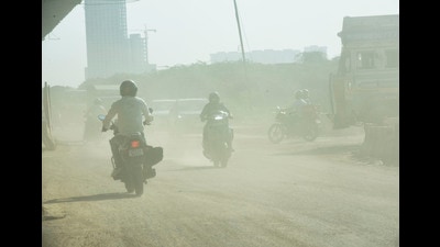 AQI ‘poor’ in industrial cities of Haryana, paddy districts fare better (HT File)