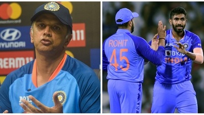 Dravid was quizzed about Bumrah's replacement after India's meeting with South Africa in the 3rd T20I on Tuesday (PTI) Dravid was quizzed about Bumrah's replacement after India's meeting with South Africa in the 3rd T20I on Tuesday (PTI)