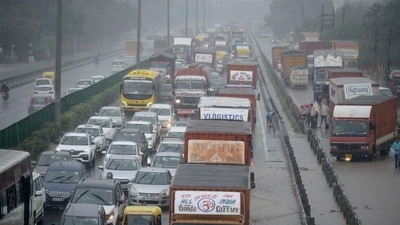 Traffic jam in Delhi-NCR. (File image) (Photo by Parveen Kumar/Hindustan Times) Traffic jam in Delhi-NCR. (File image) (Photo by Parveen Kumar/Hindustan Times)