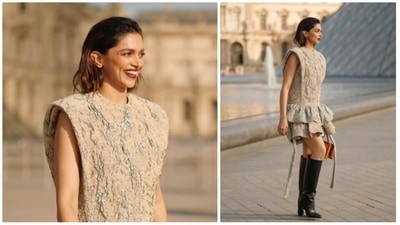 Deepika Padukone at Paris Fashion Week. Deepika Padukone at Paris Fashion Week.
