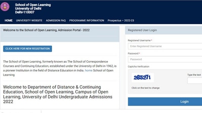 &nbsp;DU SOL admission 2022: Registration begins on sol.du.ac.in, direct link