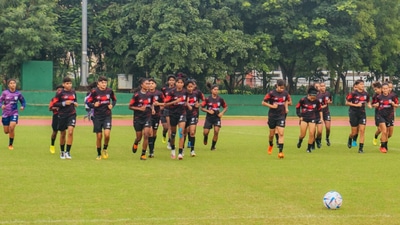 The U-17 girls train ahead of the World Cup (AIFF) The U-17 girls train ahead of the World Cup (AIFF)