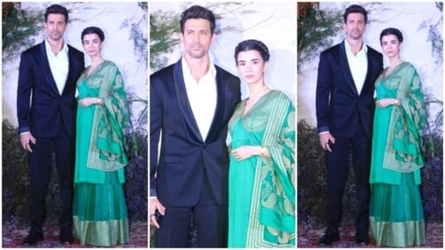 Hrithik Roshan poses with Saba Azad. (HT Photo/Varinder Chawla) Hrithik Roshan poses with Saba Azad. (HT Photo/Varinder Chawla)
