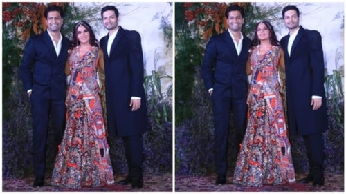 Richa Chadha and Ali Fazal pose with Vicky Kaushal. (HT Photo/Varinder Chawla) Richa Chadha and Ali Fazal pose with Vicky Kaushal. (HT Photo/Varinder Chawla)