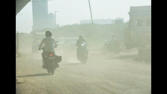 AQI ‘poor’ in industrial cities of Haryana, paddy districts fare better (HT File)