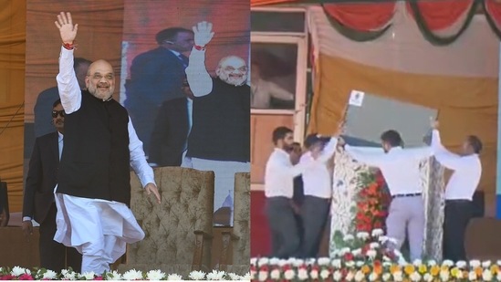 Union home minister Amit Shah. Union home minister Amit Shah.