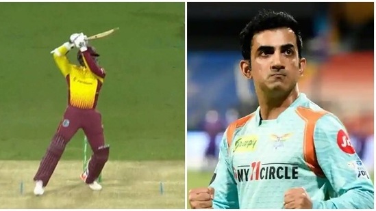 Kyle Mayers floors internet with audacious six, Gautam Gambhir reacts Kyle Mayers floors internet with audacious six, Gautam Gambhir reacts