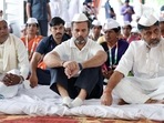 Rahul Gandhi is in Karnataka for the Congress party's mass commute programme, the Bharat Jodo Yatra.(ANI) Rahul Gandhi is in Karnataka for the Congress party's mass commute programme, the Bharat Jodo Yatra.(ANI)