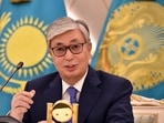 Russia-Ukraine War: Kazakh president-elect Kassym-Jomart Tokayev.(AFP) Russia-Ukraine War: Kazakh president-elect Kassym-Jomart Tokayev.(AFP)