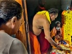 Mysuru: Congress interim President Sonia Gandhi offers prayers at the Bheemanakolli Temple on the occasion of 'Dussehra', in Mysuru district, Wednesday, Oct. 5, 2022. (PTI Photo)
(PTI10_05_2022_000161B) Mysuru: Congress interim President Sonia Gandhi offers prayers at the Bheemanakolli Temple on the occasion of 'Dussehra', in Mysuru district, Wednesday, Oct. 5, 2022. (PTI Photo)
(PTI10_05_2022_000161B)