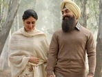 A still image of Kareena Kapoor and Aamir Khan from Laal Singh Chaddha. A still image of Kareena Kapoor and Aamir Khan from Laal Singh Chaddha.