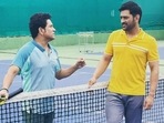 Sachin Tendulkar : MS Dhoni(twitter/@ms_dhoni_077) Sachin Tendulkar : MS Dhoni(twitter/@ms_dhoni_077)