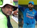 Waqar Younis; Rohit Sharma(File/AP) Waqar Younis; Rohit Sharma(File/AP)