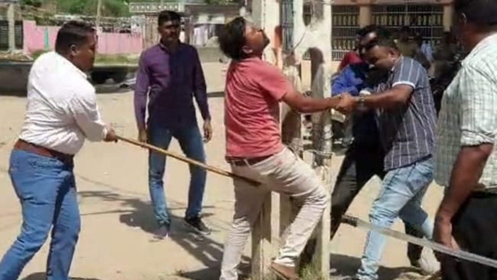 All That Remains Is Hanging Congress Leader On Public Flogging In All That Remains Is Hanging Congress Leader On Public Flogging In