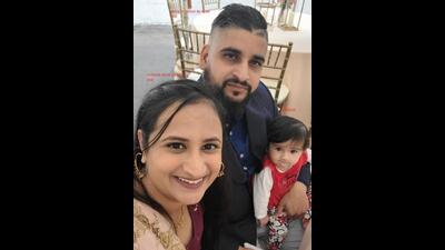 This undated photo provided by Merced County Sheriff's Office shows Jasleen Kaur, left, and Jasdeep Singh, with their 8-month-old daughter Aroohi Dheri. (AP) This undated photo provided by Merced County Sheriff's Office shows Jasleen Kaur, left, and Jasdeep Singh, with their 8-month-old daughter Aroohi Dheri. (AP)