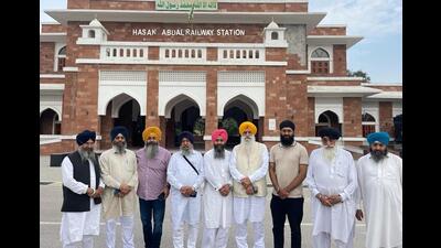 It is for the first time in living memory that a religious function is to be held at the historic Hasan Abdal railway station in Pakistan, which witnessed unprecedented sacrifices by Sikhs in 1922 during the Gurdwara Reforms Movement. (HT File)