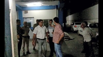 A health department team arrives at the Maiden Pharmaceuticals Ltd unit in Sonepat, Thursday. (PTI) A health department team arrives at the Maiden Pharmaceuticals Ltd unit in Sonepat, Thursday. (PTI)