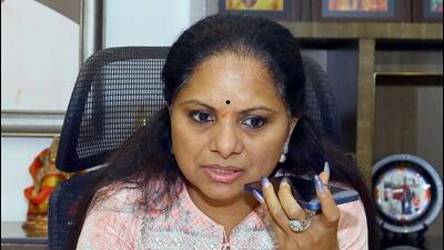 The absence of Telangana chief minister K Chandrasekhar Rao’s daughter and Telangana Rashtra Samithi (TRS) lawmaker Kalvakuntla Kavitha at the crucial meeting of the party’s state general body meeting on Wednesday to pass a resolution renaming the party as Bharat Rashtra Samithi raised many an eyebrow. (ANI) The absence of Telangana chief minister K Chandrasekhar Rao’s daughter and Telangana Rashtra Samithi (TRS) lawmaker Kalvakuntla Kavitha at the crucial meeting of the party’s state general body meeting on Wednesday to pass a resolution renaming the party as Bharat Rashtra Samithi raised many an eyebrow. (ANI)
