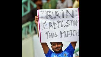 A cricket fan holds a placard before the first ODI match between India and South Africa, at the Bharat Ratna Shri Atal Bihari Vajpayee Ekana Cricket Stadium, in Lucknow on Thursday. (PTI PHOTO) A cricket fan holds a placard before the first ODI match between India and South Africa, at the Bharat Ratna Shri Atal Bihari Vajpayee Ekana Cricket Stadium, in Lucknow on Thursday. (PTI PHOTO)