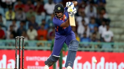 India's Sanju Samson plays a shot during the 1st ODI match between India and South Africa (ANI) India's Sanju Samson plays a shot during the 1st ODI match between India and South Africa (ANI)