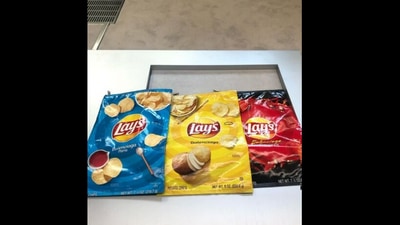 Balenciaga made these potato chips bag. (Instagram/@demnagram)