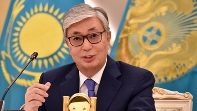 Russia-Ukraine War: Kazakh president-elect Kassym-Jomart Tokayev. (AFP) Russia-Ukraine War: Kazakh president-elect Kassym-Jomart Tokayev. (AFP)