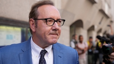 Kevin Spacey: Actor Kevin Spacey leaves the Central Criminal Court after attending a hearing. (Reuters)
