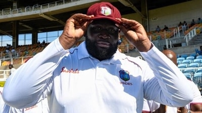 West Indies cricketer Rahkeem Cornwall (Twitter)