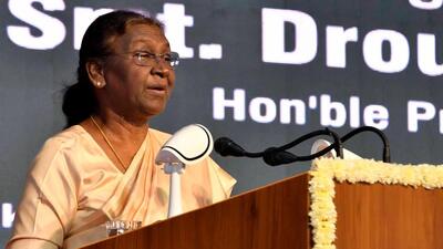 The Congress leader attacked President over her statement on salt which she gave during her Gujarat visit. (President of India | Twitter)
