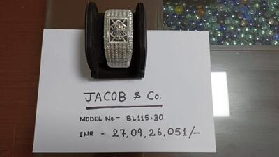 While the Jacob & Co watch makes up a large chunk of the total valuation of seized goods, the other watches were also high-end. (HT Photo) While the Jacob & Co watch makes up a large chunk of the total valuation of seized goods, the other watches were also high-end. (HT Photo)