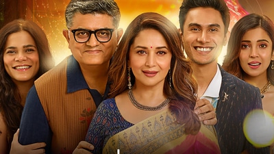 Maja Ma review: Madhuri Dixit plays a woman in the closet in her latest movie. Maja Ma review: Madhuri Dixit plays a woman in the closet in her latest movie.