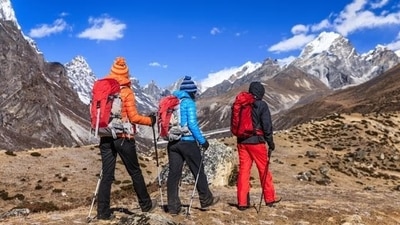 Recently on Tuesday, a huge avalanche hit nearly 41 mountaineers and trainees of Nehru Institute of Mountaineering (NIM) at Draupadi's Danda-II mountain peak in Uttarkashi. (Representational Image) (iStock) Recently on Tuesday, a huge avalanche hit nearly 41 mountaineers and trainees of Nehru Institute of Mountaineering (NIM) at Draupadi's Danda-II mountain peak in Uttarkashi. (Representational Image) (iStock)